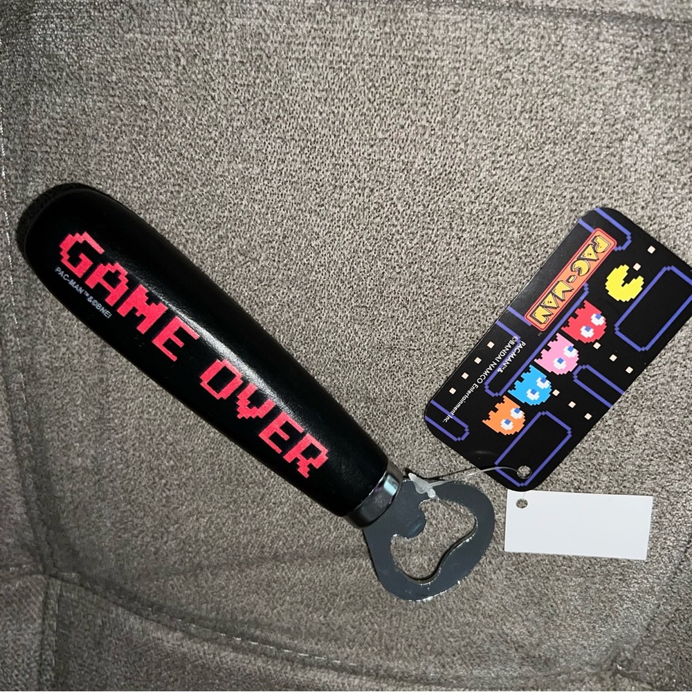 NWT Loot Crate Pac-Man Bottle Opener